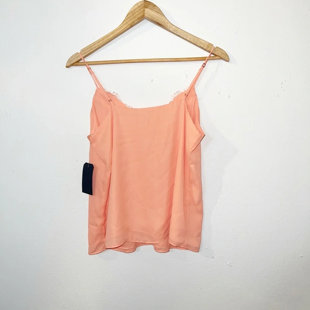 Melrose and market peach lined lace tank top new - Picture 9 of 11